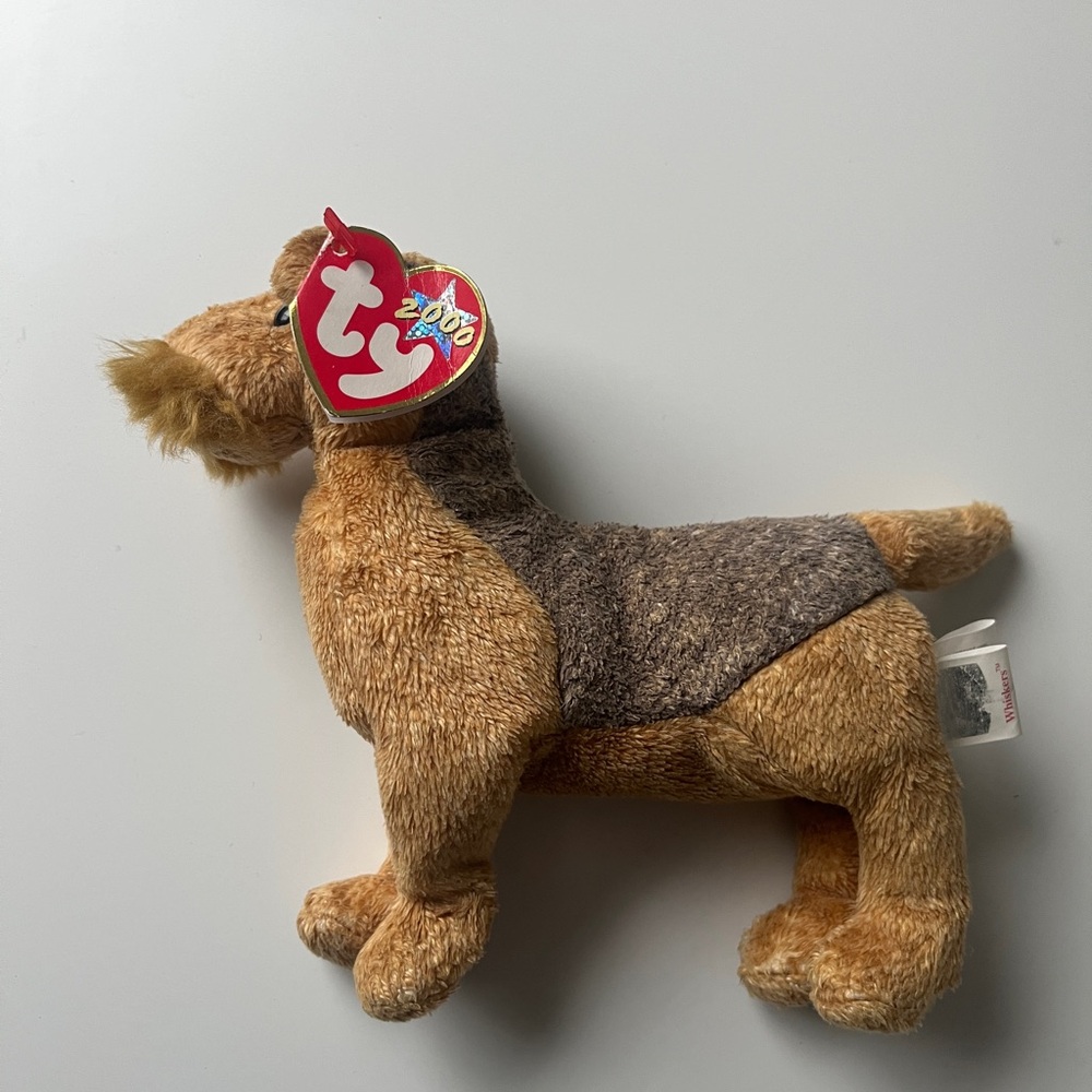 2000 beanie baby whiskers schnauzer dog